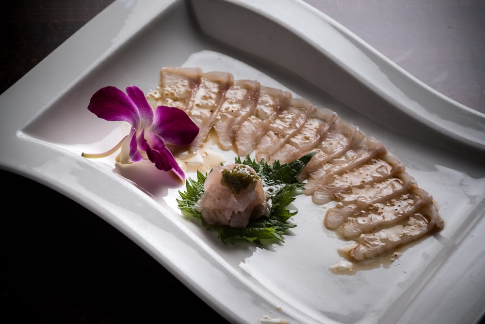 A display of sushi from Bluefin